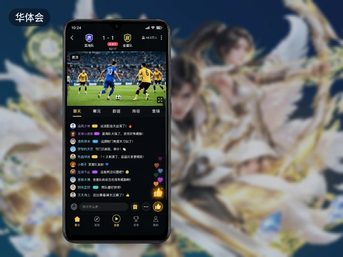 下载华体会 APP，随时随地看比赛